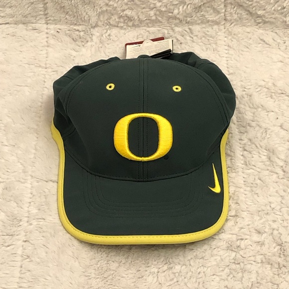 Nike Oregon Ducks Legacy9I Dri Fit Green adjustable Golf Coaches Hat Cap - Picture 2 of 10